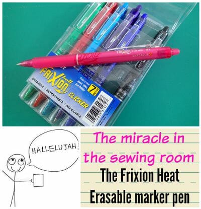 My Favorite Fabric Marking Tools - Frixion Pens